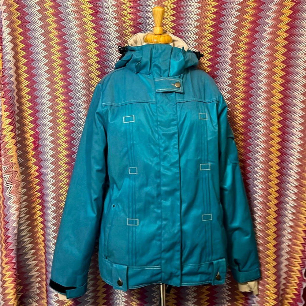 Helix Snowboard Jacket Teal Large